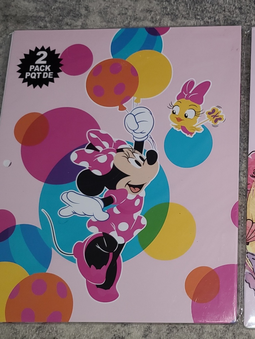 Disney Princess "Besties Make You Shine" 2-folder bundle and Disney Minnie Mouse
